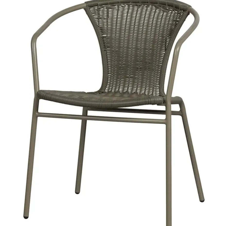 WOOOD Weston Stoelen Buiten - Rattan/Metaal - Jungle - Set van 4