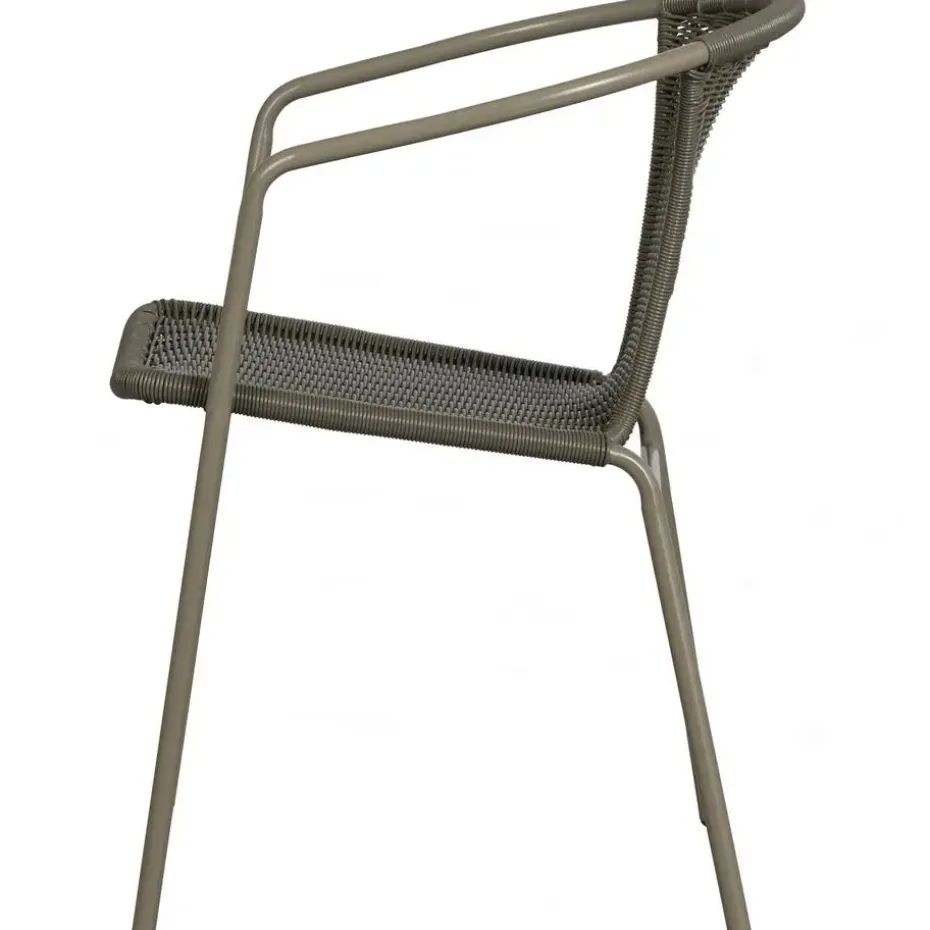 WOOOD Weston Stoelen Buiten - Rattan/Metaal - Jungle - Set van 4
