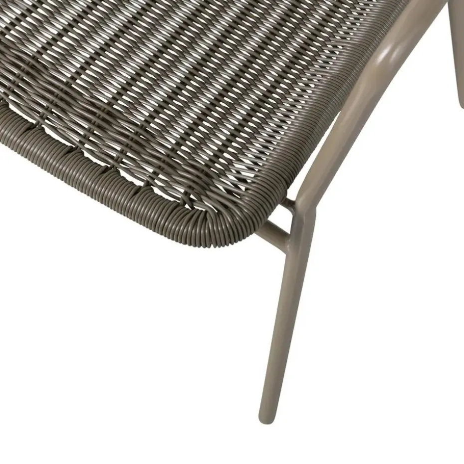 WOOOD Weston Stoelen Buiten - Rattan/Metaal - Jungle - Set van 4