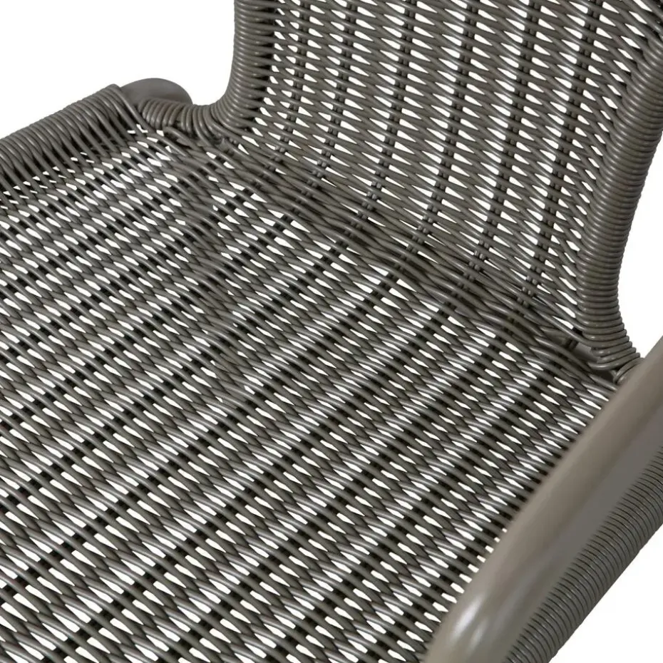 WOOOD Weston Stoelen Buiten - Rattan/Metaal - Jungle - Set van 4
