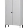 WOOOD Xina Lage Kast - Grenen - Wolkengrijs - 149x90x40