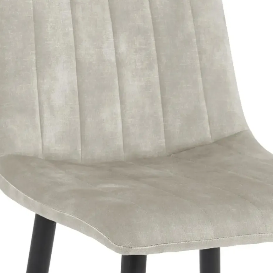 2x Barkruk Jax - Velvet Taupe (Set van 2)