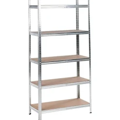 XITTA - Stellingkast 5 planken - Zilver - 150 cm - Staal