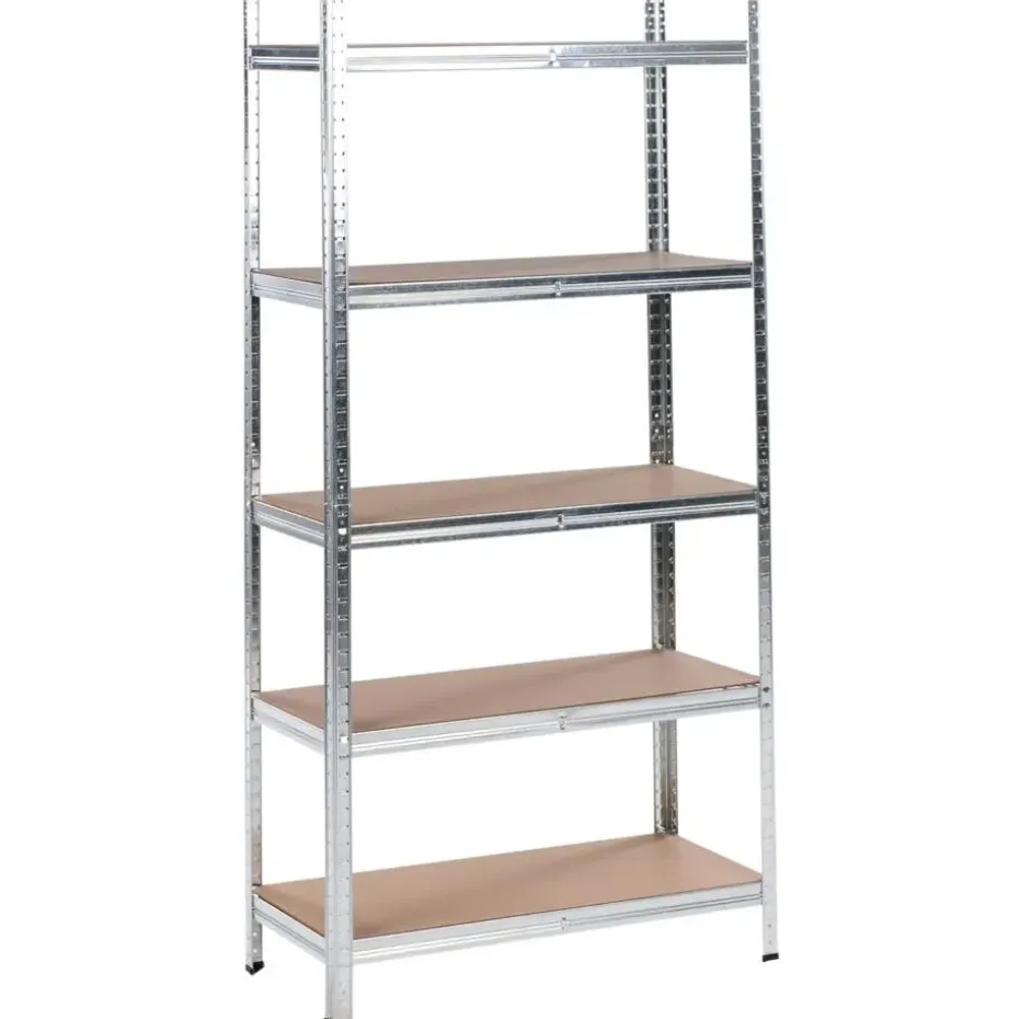 XITTA - Stellingkast 5 planken - Zilver - 150 cm - Staal
