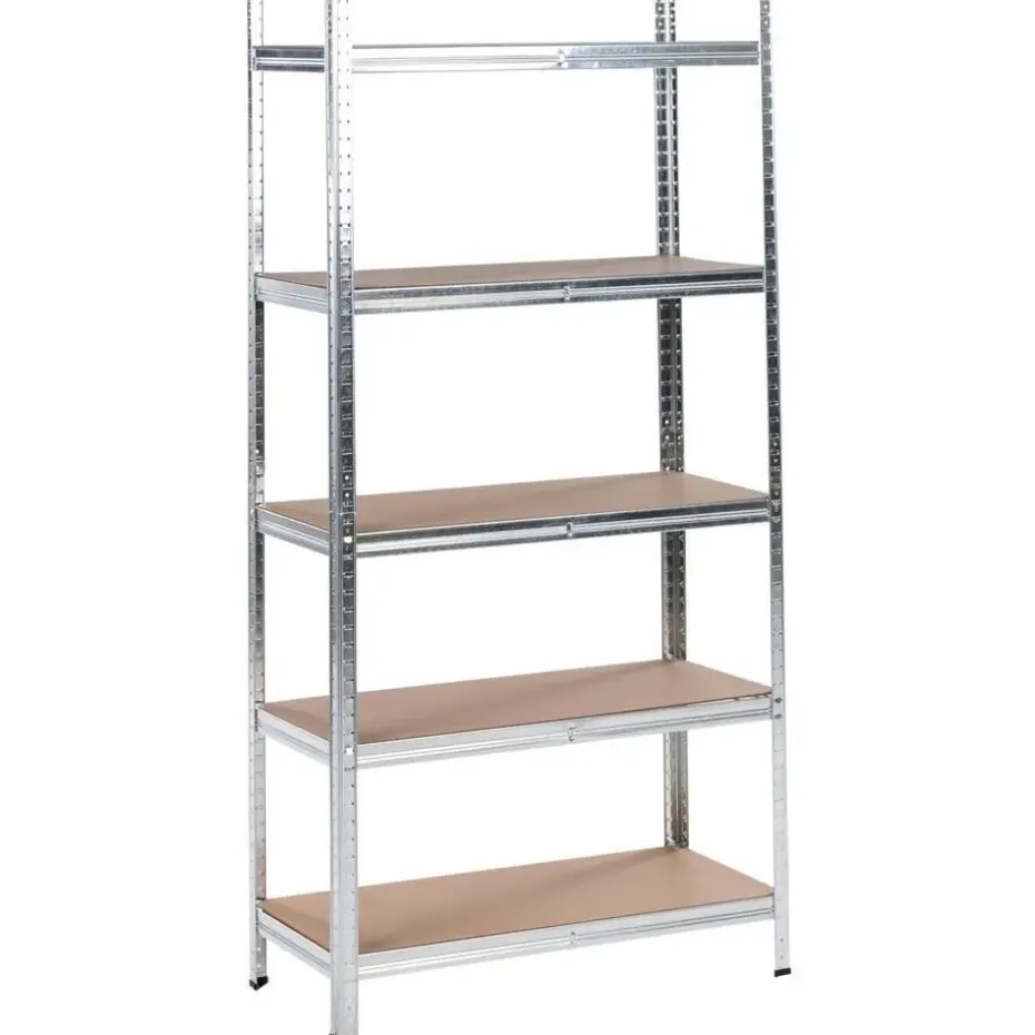 XITTA - Stellingkast 5 planken - Zilver - 150 cm - Staal