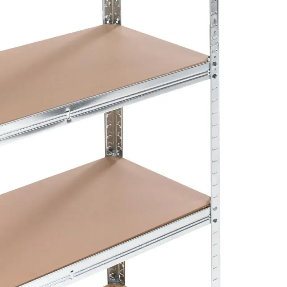 XITTA - Stellingkast set van 2 - Zilver - 150 cm - Staal
