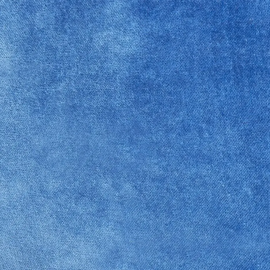 YULLE - Poef - Blauw - Fluweel