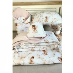 Zavelo Peuter Dekbedovertrek Fairy Beige 120 x 150 cm