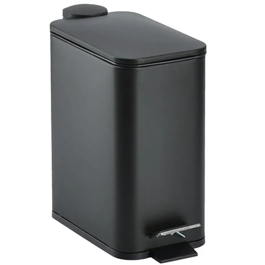 Zeller Prullenbak/pedaalemmer - metaal/kunststof - 5L - softclose